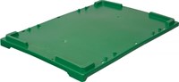 Крышка п/э для ящиков 600х400 зеленая морозостойкая (503)