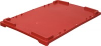 Крышка п/э для ящиков 600х400 красная морозостойкая (503)