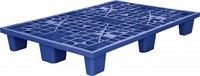 Паллет 1200х800х160 мм (перфорированный на 9 ножках вкладываемый) синий (TR 1208 L синий)