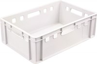 Ящик п/э 600х400х200 мороз. сплошной, Е2 цв. натуральный (207 м)