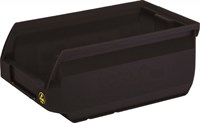 Ящик Sanremo 170х105х75 PP, черный антистатичный (5001 ESD)