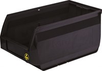 Ящик Napoli 400х230х200 PP, черный антистатичный (5004 ESD)