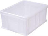 Ящик п/э 400х300х180 мороз. сплошной, с внешней ручкой цв. натуральный (702.03.02 м)