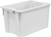 Ящик п/э 600х400х350 мороз. сплошной цв. натуральный (603 м)