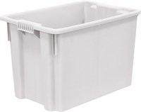 Ящик п/э 600х400х400 мороз. сплошной цв. натуральный (605 м)