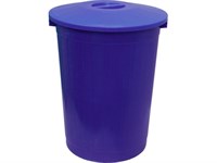 Бак с крышкой (60 л) синий (МБ-60 синий с крышкой)