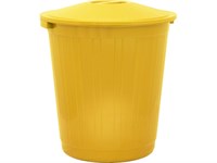 Бак с крышкой (80 л) желтый (МБ-80 желтый с крышкой)