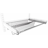 Обувница выдвижная двухъярусная 603х406 мм