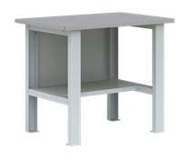 Верстак-стол слесарный металлический ВП-1 (СТ-1;К-1) 860х1000х685 мм без панели