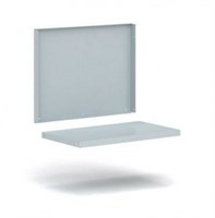 Комплект полка,стенка К-3/1.9 для верстака, слесарного стола  шириной 1900 мм