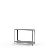 Стеллаж металлический ТС Лайт, 1000x1000x400 мм. Полки: 2 шт. металл (ТС 10100420)