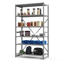 Стеллаж металлический ТСУ Универсал, 2200x1000x600 мм. Полки: метал. 6 шт. (ТСУ 22100660)