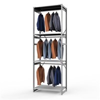 Стеллаж металлический ТСУ Универсал, 3000x1000x500 мм.Штанги: 3шт. Полки: метал. усил. 4 шт. (ТСУ 30100542ш3)