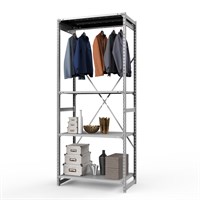 Стеллаж металлический ТСУ Универсал, 2500x1000x600 мм.Штанги: 1шт. Полки: метал. усил. перф. 4 шт. (ТСУ 251006412ш1)