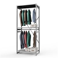 Стеллаж металлический ТСУ Универсал, 2500x1000x600 мм.Штанги: 2шт. Полки: метал. усил. перф. 3 шт. (ТСУ 251006312ш2)