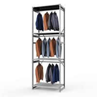 Стеллаж металлический ТСУ Универсал, 3000x1000x600 мм.Штанги: 3шт. Полки: метал. усил. перф. 4 шт. (ТСУ 301006412ш3)