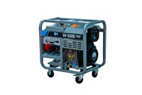 Генератор дизельный 5,0 кВт 380В/1,6 кВт 220В 15 л с электростартером TOR KM5000D#