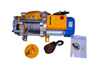 Лебедка электрическая  300/600кг  40/20м с канатом 220В алюминиевый корпус TOR KCD (TSA)
