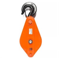 Блок монтажный однорольный с крюком TOR 5 т с откидной щекой (T)#