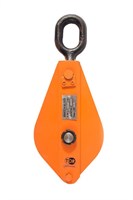 Блок монтажный однорольный с ушком TOR 0,5 т с откидной щекой (K)#