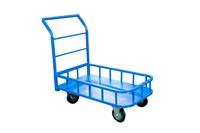 Тележка платформенная TOR ТП-МБ (700х1200) с бортами (колеса 160 мм)