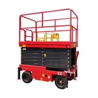 Подъемник ножничный самоходный 500 кг 6/8 м TOR SJY-0,5-6 DC аккумуляторный (G)