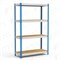 МКФ стеллаж 15504-2,5 металлический, 2500х1525х508 мм, полок:  шт. - фото 39516