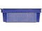 Ящик п/э 600х400х200 1,5кг. дно сплошное, стенки перфорированные цв. синий (102-1) - фото 42795