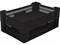 Ящик п/э 600х400х135 цв. чёрный (119) - фото 42879