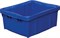Ящик п/э "Тетра-брик" 480х392х220 (0,5л) синий морозостойкий (304 м) - фото 42928