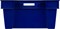 Ящик п/э 600х400х200 1,6кг. сплошной цв. синий (206) - фото 43083