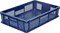 Ящик п/э 600х400х140 мм перфорированный без ручек синий (705.01.02) - фото 43400