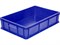 Ящик п/э 600х400х140 мм сплошной без ручек синий (705.03.02) - фото 43453