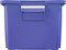 Ящик п/э мясной 600х400х300 сплош. синий (218-1) - фото 43768