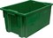 Ящик п/э 600х400х300 сплошной цв. зелёный (601) - фото 43810