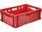 Ящик п/э мясной 600х400х200 сплошной Е2 цв. красный (207-P) - фото 43865