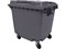 Мусорный контейнер п/э 1100л. на колёсах цв. серый (МКТ-1100) - фото 45349