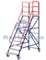 Передвижная мобильная лестница с одним лестничным маршем ЛР 10.1 (10 ступеней 1 марш) 160-чр - фото 65844